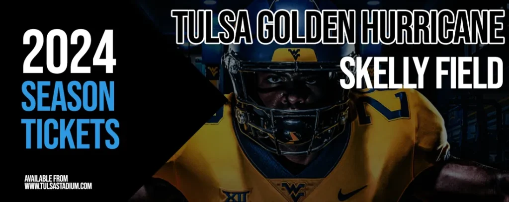 Tulsa Golden Hurricane Football 2024 Season Tickets at Skelly Field at H.A. Chapman Stadium